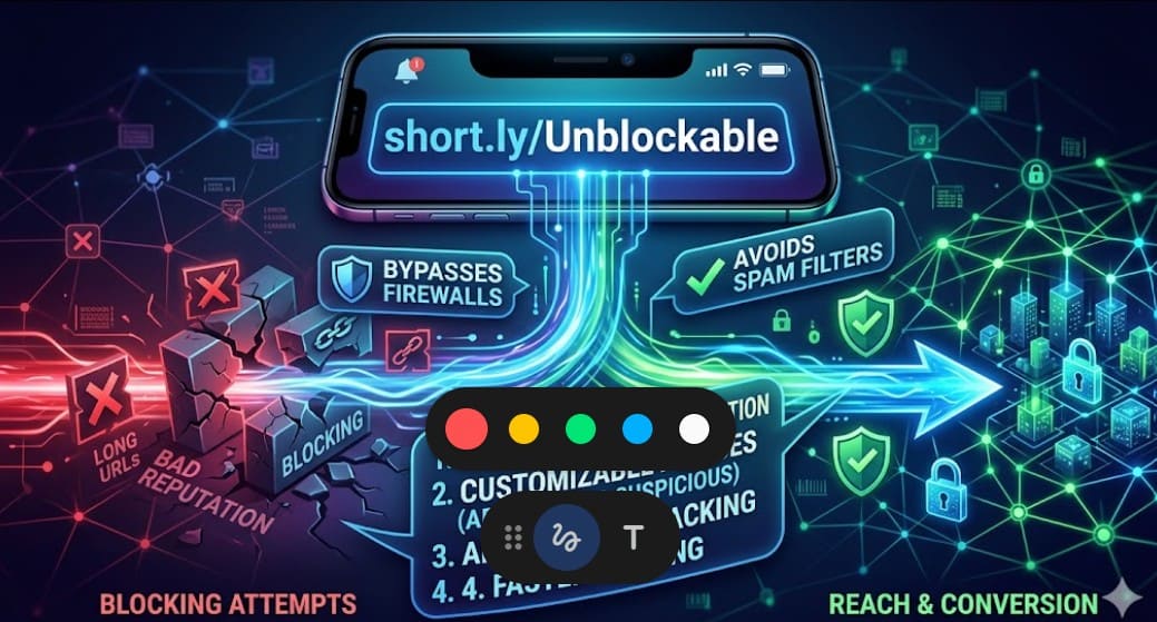 short links that don’t get blocked